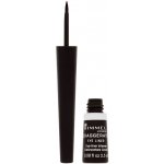 Rimmel Exaggerate Eyeliner tekuté oční linky 100% Black 2,5 ml – Zboží Mobilmania