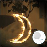 Aigostar B.V. Aigostar LED Vánoční dekorace LED/3xAAA měsíc 18,5cm AI1293 – Hledejceny.cz