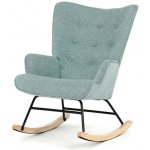 Autronic Houpací křeslo modrá látka AK-373 BLUE2 – Sleviste.cz