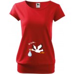 Těhotenské tričko Už letím Chlapeček Fialová – Zboží Mobilmania