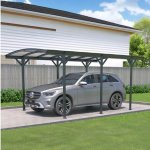 BestBerg Přístřešek na auto BBCP-CP7 15,2 m² 505 x 300 x 219 cm antracit/šedá – Zbozi.Blesk.cz