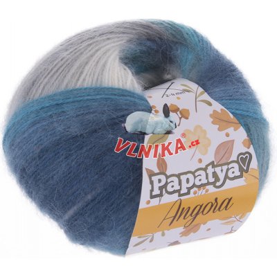 Kamgarn Příze Papatya Angora Batik Varianta: 556-83 – Hledejceny.cz