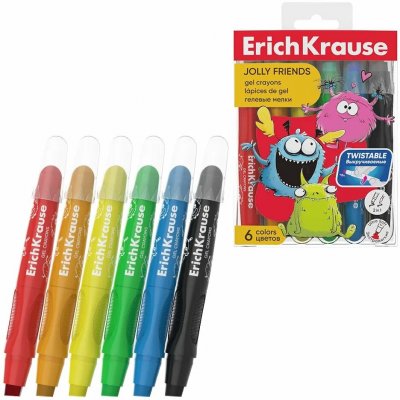 ErichKrause Jolly Friends 2in1 gelové 6 barev – Hledejceny.cz