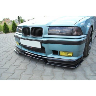 Maxton Design spoiler pod přední nárazník ver.2 pro BMW M3 E36, černý lesklý plast ABS – Zboží Mobilmania