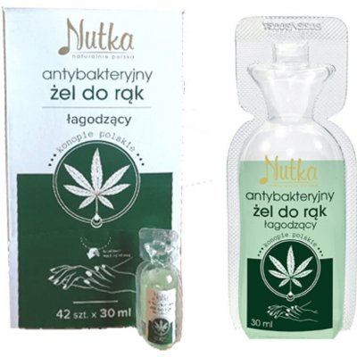 Nutka konopný antibakteriální gel na ruce 30 ml