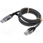 Goobay 70497 USB 3.0, RJ45 vidlice, USB A vidlice, 1,5m – Zboží Živě