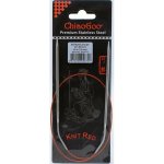 ChiaoGoo Knit Red ergonomické fixní kruhové jehlice 60 Cm 3,5mm – Hledejceny.cz