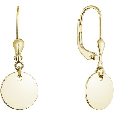 Pavona pozlacené stříbrné náušnice placičky 61134 – Sleviste.cz