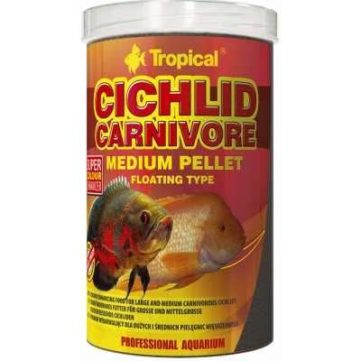 Tropical Cichlid Carnivore Medium Pellet 10 l