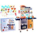 BB-Shop Velká dětská kuchyňka lednice + trouba červená/oranžová barva – Zboží Dáma