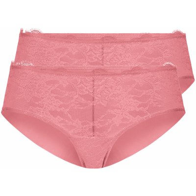 esmara Dámské krajkové kalhotky, 2 kusy (XS (32/34), světle růžová)