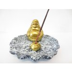 Mani Bhadra Stojánek na vonné tyčinky Zlatý čínský Buddha Lotos – Hledejceny.cz