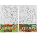 Grafix Malování na plátno dino se sopkou 30x20 cm – Zboží Dáma