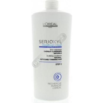L'Oréal Serioxyl kondicionér pro přírodní řídnoucí vlasy GlucoBoost + Incell 1000 ml