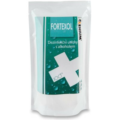 Clenium Fortexol dezinfekční utěrky 100 ks – Hledejceny.cz