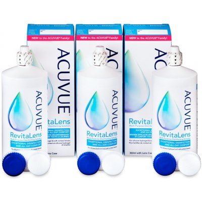 Johnson & Johnson Acuvue RevitaLens 3 x 360 ml – Zboží Dáma