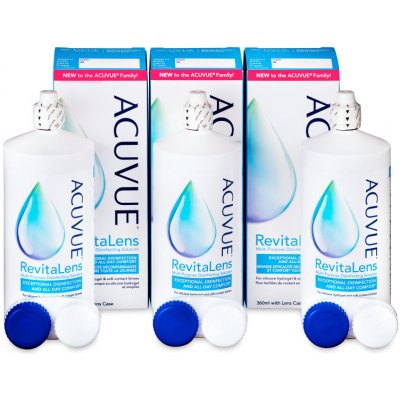 Johnson & Johnson Acuvue RevitaLens 3 x 360 ml – Zbozi.Blesk.cz