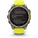 Garmin Fenix 8 47mm Sapphire Solar Titanium Bright Yellow/Graphite 010-02906-21 – Zboží Živě