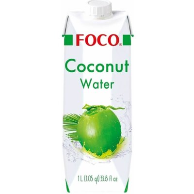 FOCO kokosová voda 100% 1000 ml – Sleviste.cz