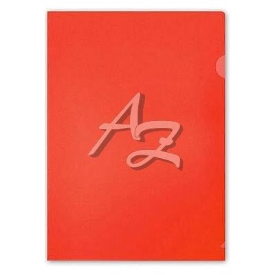 obal A4 "L", PVC, Červený, 150µ – Zboží Živě