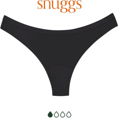 Snuggs Brazilian Light menstruační kalhotky z nylonu se slabou absorpcí – Zboží Dáma