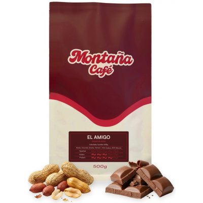 Montaña Café El Amigo zrnková 0,5 kg – Hledejceny.cz