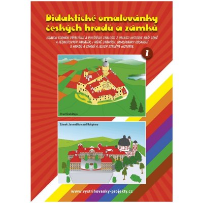 Didaktické omalovánky českých hradů a zámků Zadražil Ivan – Hledejceny.cz
