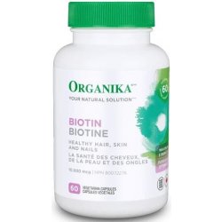 Organika Biotin vitamin B7 10 000 mcg 60 kapslí