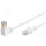 Goobay 94163 Patch U/UTP Kat. 5e; lanko CCA 1m; bílá; 26AWG – Zboží Živě