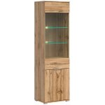 Vitrína Black Red White Zele S383-REG1W1D – Hledejceny.cz