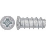 Eurošroub se zápustnou hlavou PZ2 bíle pozinkovaný 6 x 13 mm, 20 ks – Hledejceny.cz