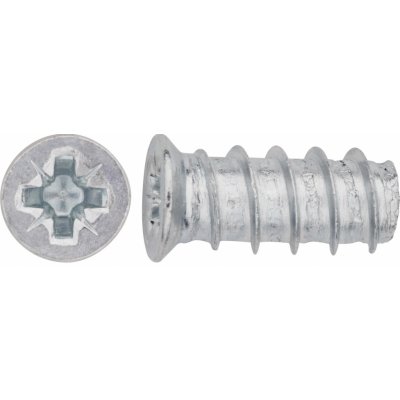 Eurošroub se zápustnou hlavou PZ2 bíle pozinkovaný 6 x 13 mm, 20 ks – Hledejceny.cz