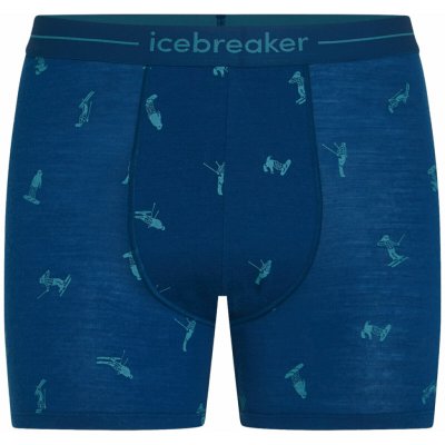 Icebreaker Merino 150 Anatomica Boxers Ski Day Men – Zboží Dáma