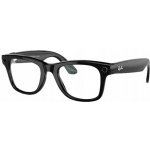 Meta Ray-Ban Wayfarer - Shiny, Clear (Large) (RW4008 601/SB53) černé – Sleviste.cz