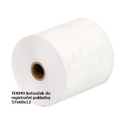 BTS Kotoučky pokladní 57x60x12 - TERMO papír – Zboží Živě
