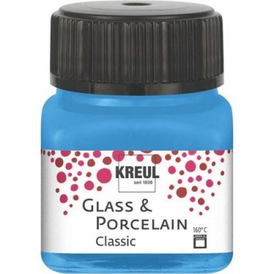 Kreul Barva na sklo a porcelán classic 20 ml SVĚTLÁ MODRÁ