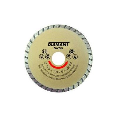 Diamantová fréza o180x22mm,beton,TURBO ooo – Zbozi.Blesk.cz