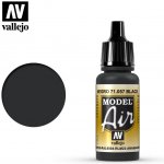 Vallejo Model Air: Black 17ml airbrush barva na modely – Zboží Mobilmania