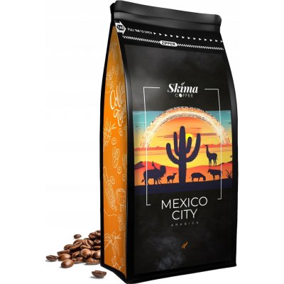SkimaCoffee Káva Arabica Mexico City zrnková 1 kg – Hledejceny.cz