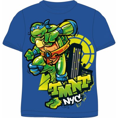 Želvy Ninja licence chlapecké tričko 5202062 modrá – Zboží Dáma