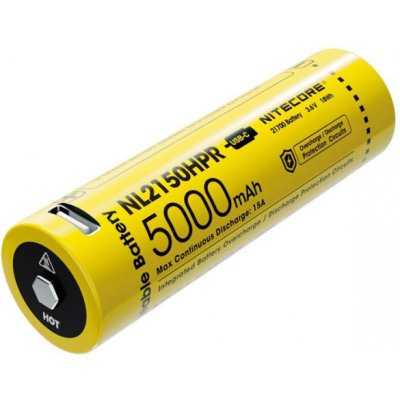Nitecore NL2150HPR 21700 3,6V 5000mAh – Zboží Živě