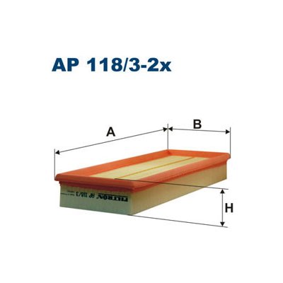 FILTRON Vzduchový filtr AP118/3-2X