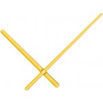 Zlaté oblé hliníkové ručičky na hodiny 158 mm | 113 mm – Sleviste.cz