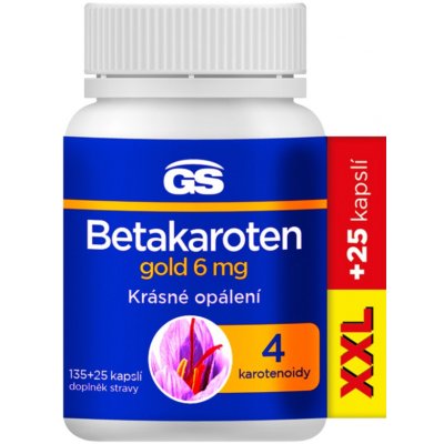 GS Betakaroten gold 6mg 135+25 kapslí – Hledejceny.cz