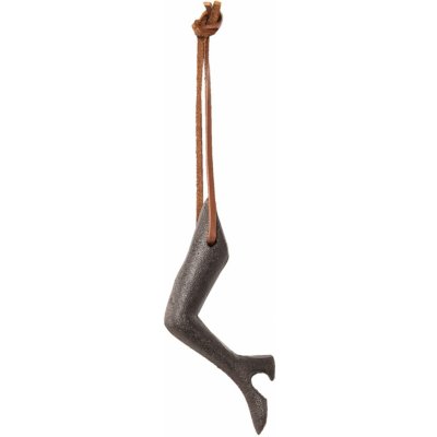 Kovový příruční otvírák na láhve ve tvaru dámské nohy s podpatkem - 3*2*10 cm - Clayre & Eef – Hledejceny.cz