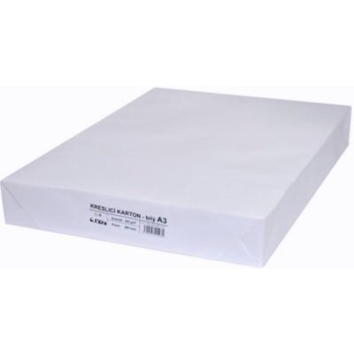 Stepa čtvrtka A3 200 ks kreslicí karton 220g/m2 Varianta: 3x balík / 600 čtvrtek / – Hledejceny.cz