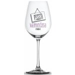 Nekupto Vtipná sklenice na víno s potiskem PSSST! Maminčina chvilka 440 ml – Hledejceny.cz