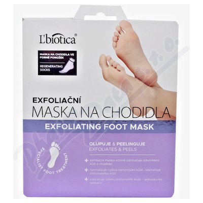 Lbiotica maska na paty 1pár exfoliační – Zboží Mobilmania