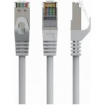 Gembird PP6A-LSZHCU-0.5M patch, RJ45, cat. 6A, SFTP, LSZH, 0.5m, šedý – Zboží Živě