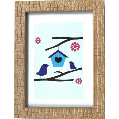 Bondecor Fotorám plastový PLF 1913 - strukturovaný hnědý Barva: Hnědý, Velikost: 10x15 – Zboží Živě